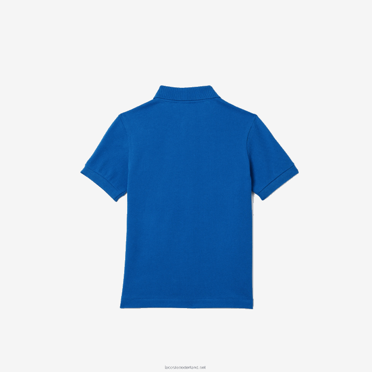 Lacoste Petit piqué polo met normale pasvorm 0828H3174 blauw k1q kinderen