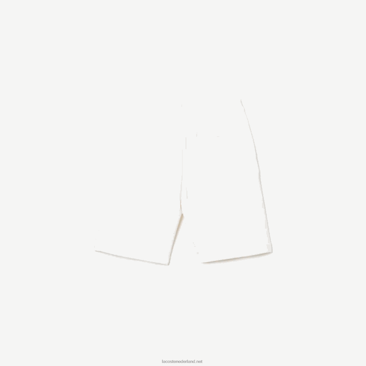 Lacoste Shorts met contrasterende print 0828H3072 wit 70v jongens