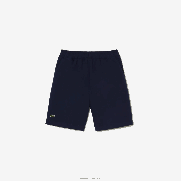 Lacoste lichtgewicht katoenen gabardine bermudashort 0828H3106 marineblauw 166 jongens