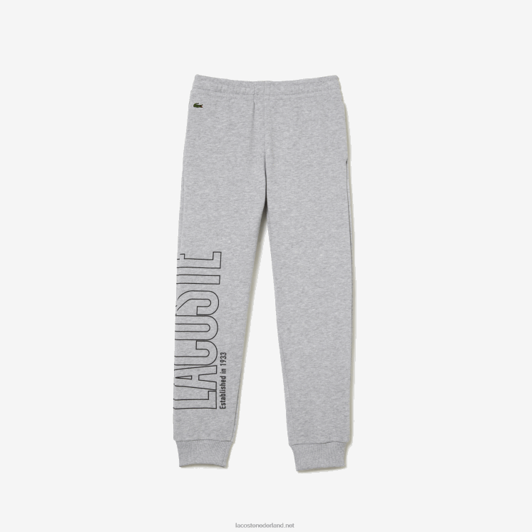 Lacoste merk trainingsbroek 0828H3188 grijze chine ca kinderen