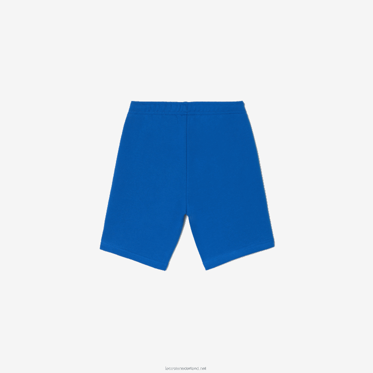 Lacoste shorts van biologisch katoen met contrasterende branding 0828H3087 blauwe kxb jongens