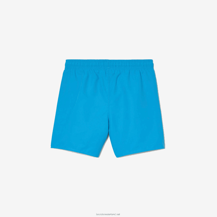 Lacoste sneldrogende stevige zwemshort 0828H3103 blauw groene wii jongens