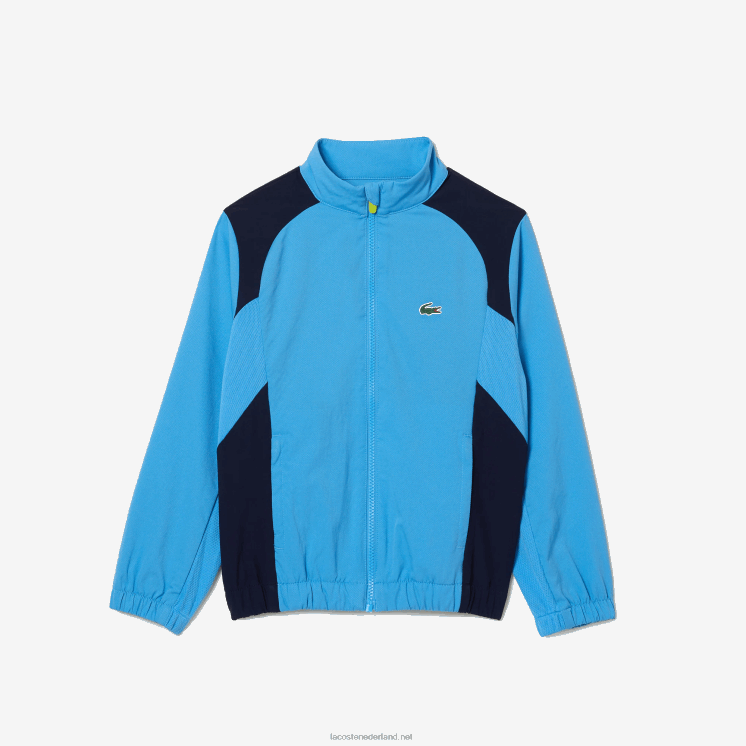 Lacoste sport colorblock tennistrainingspak 0828H3186 marineblauw y25 kinderen