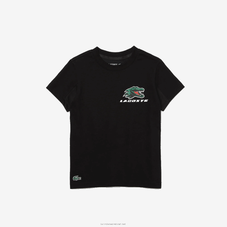 Lacoste sport jersey tennis t-shirt 0828H3170 zwart 031 jongens