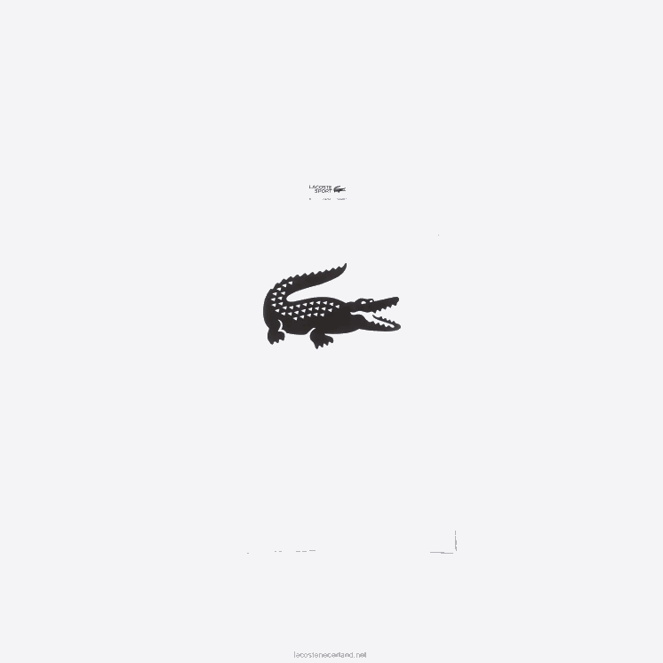 Lacoste sport tennis technische jersey oversized croc t-shirt 0828H3019 wit zwart au8 kinderen