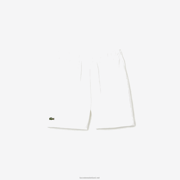 Lacoste sportieve diamanten korte broek 0828H3074 wit 001 kinderen