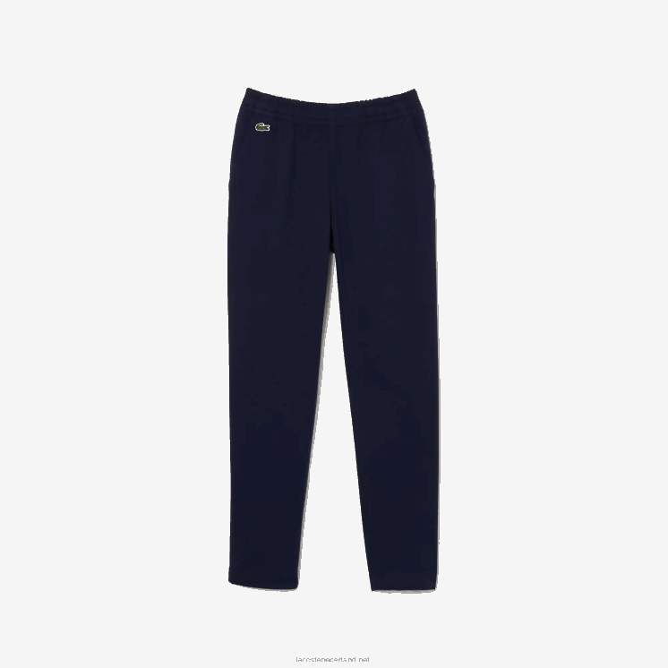 Lacoste stretch katoenen gabardine chino 0828H3269 marineblauw 166 jongens