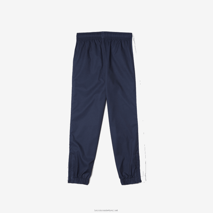 Lacoste tennis x daniil medvedev joggingbroek 0828H3043 rood wit blauw cf1 jongens