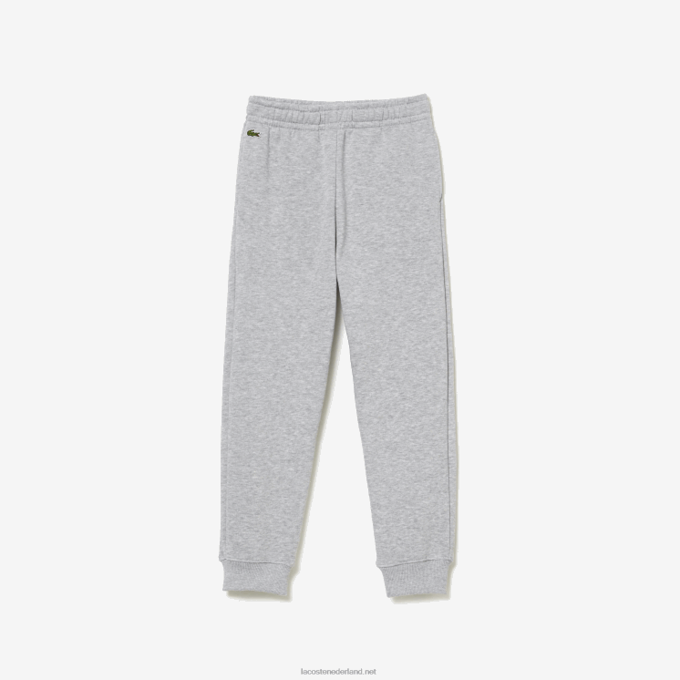 Lacoste trainingsbroek met kleurvlakken 0828H3198 grijze chine ca kinderen