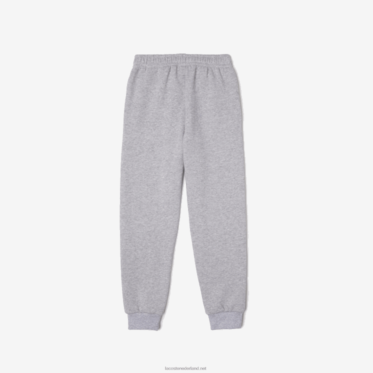 Lacoste trainingsbroek met kleurvlakken 0828H3198 grijze chine ca kinderen