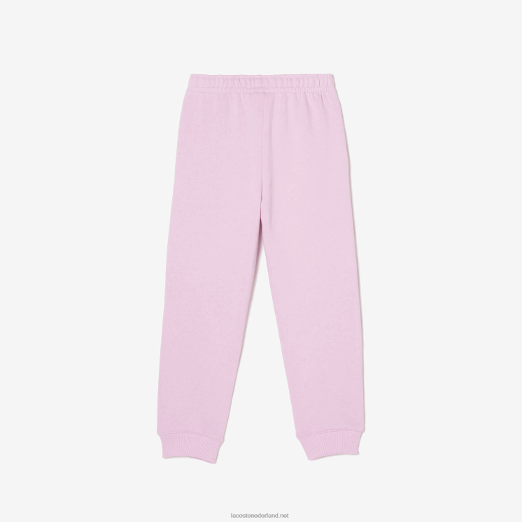 Lacoste trainingsbroek met kleurvlakken 0828H3212 roze z4h kinderen