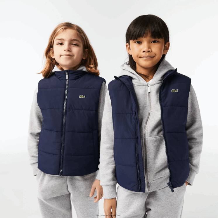 Lacoste waterafstotend vest 0828H3213 marineblauw 166 kinderen