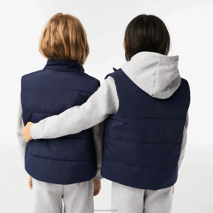 Lacoste waterafstotend vest 0828H3213 marineblauw 166 kinderen