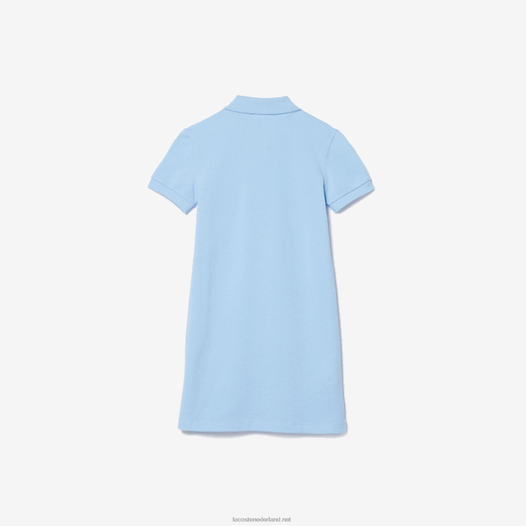 Lacoste katoenen polojurk 0828H3094 blauwe hbp meisjes