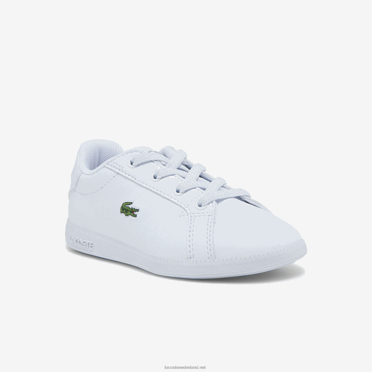Lacoste afgestudeerde sneakers 0828H2991 wit & zwart 147 zuigelingen