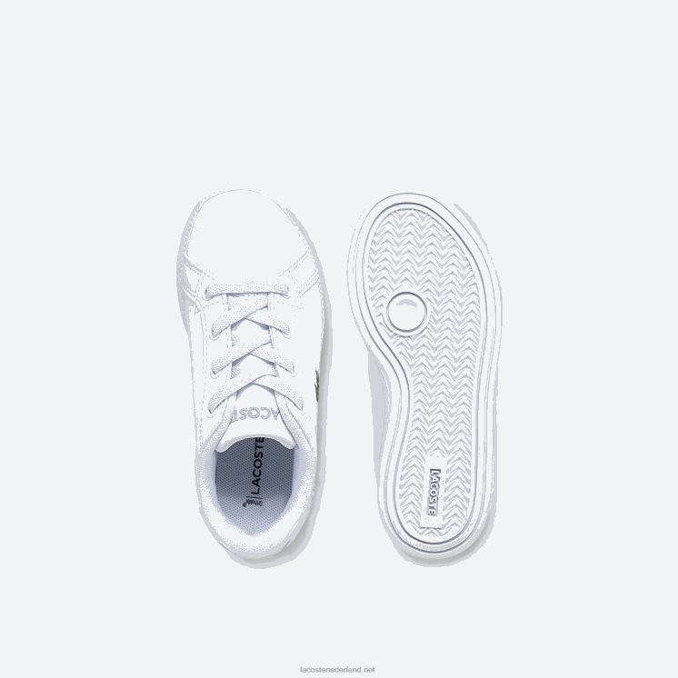 Lacoste afgestudeerde sneakers 0828H2991 wit & zwart 147 zuigelingen