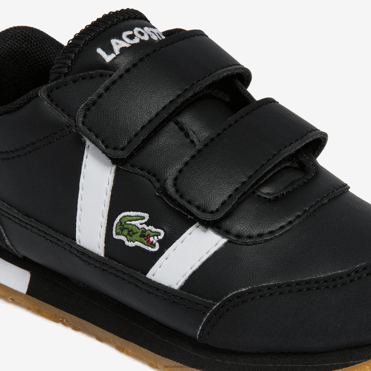 Lacoste partner synthetische sneakers 0828H2965 zwart-wit 312 zuigelingen