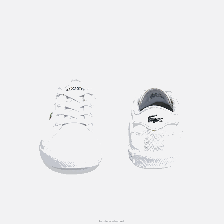 Lacoste powercour synthetische sneakers 0828H2935 wit 21g zuigelingen