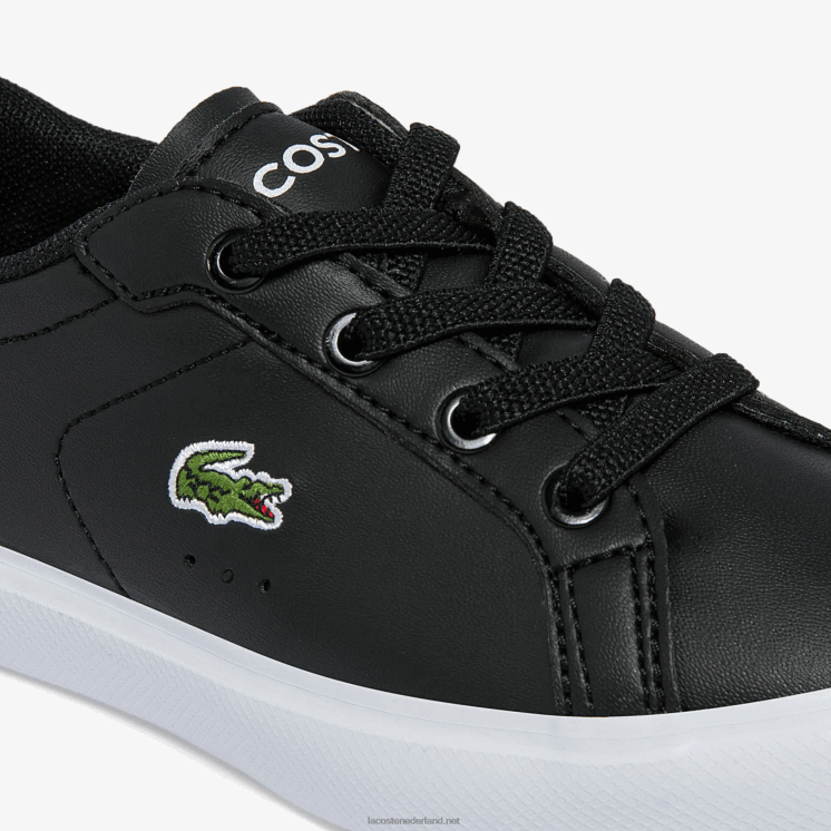Lacoste powercour synthetische sneakers 0828H2937 zwart-wit 312 zuigelingen