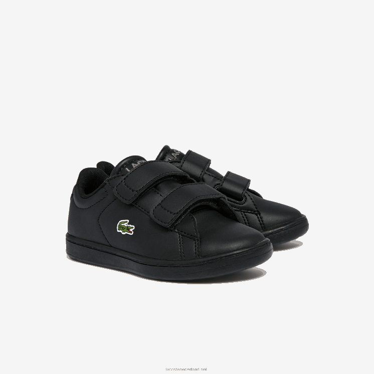 Lacoste carnaby evo bl synthetische sneakers 0828H2939 zwart 02u zuigelingen