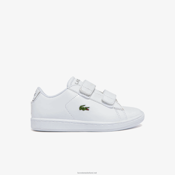 Lacoste carnaby evo bl synthetische sneakers 0828H2940 wit 21g zuigelingen