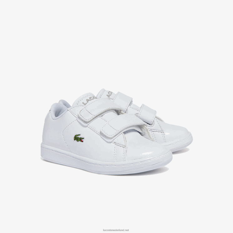Lacoste carnaby evo bl synthetische sneakers 0828H2940 wit 21g zuigelingen