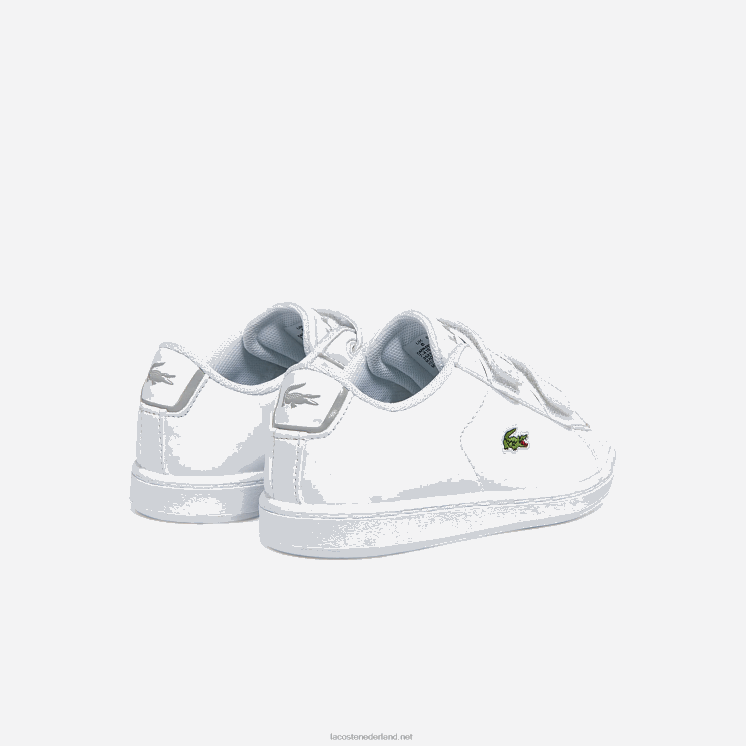 Lacoste carnaby evo bl synthetische sneakers 0828H2940 wit 21g zuigelingen