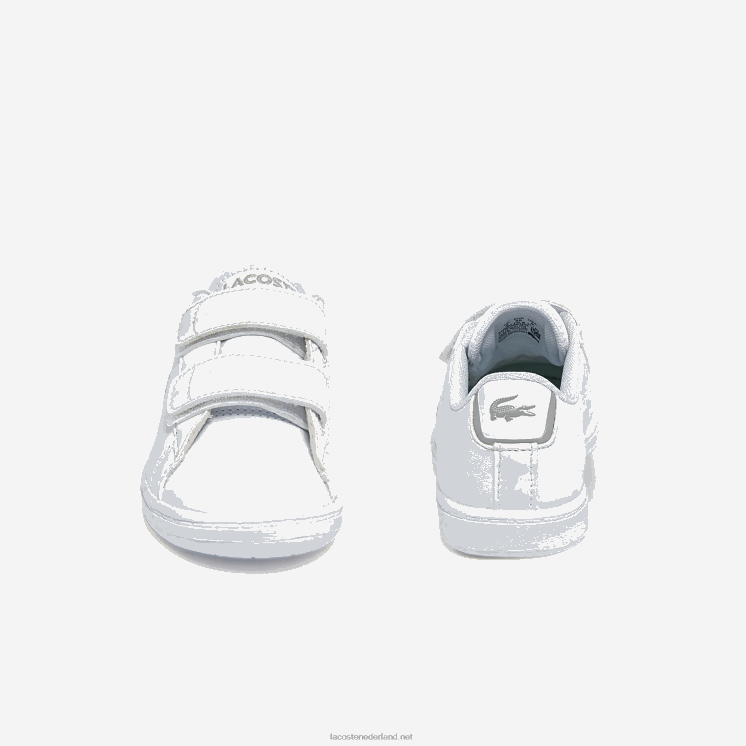 Lacoste carnaby evo bl synthetische sneakers 0828H2940 wit 21g zuigelingen