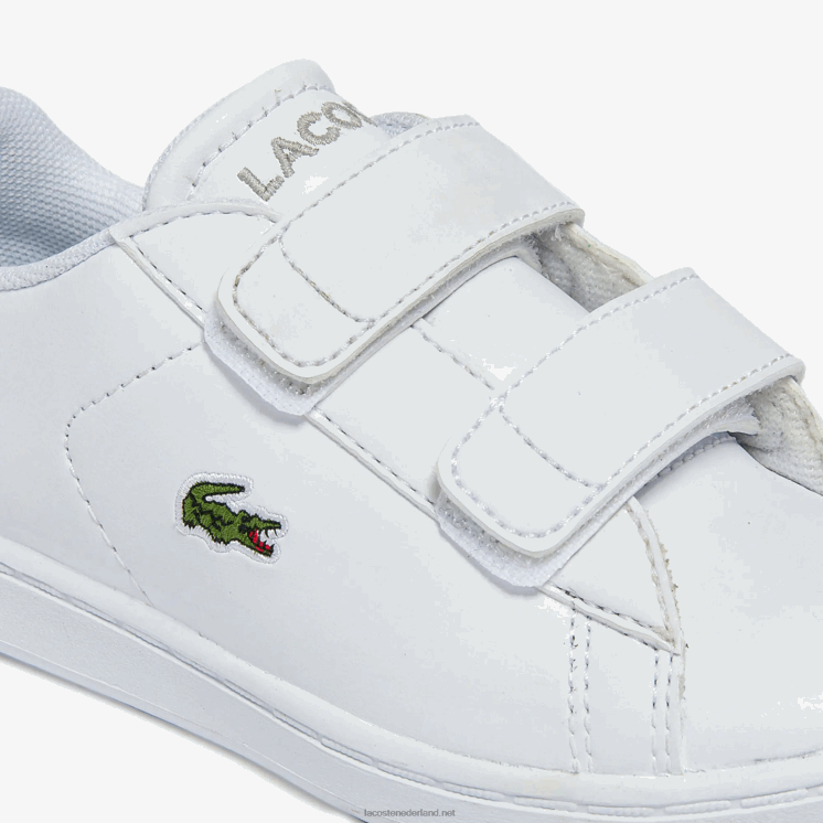 Lacoste carnaby evo bl synthetische sneakers 0828H2940 wit 21g zuigelingen