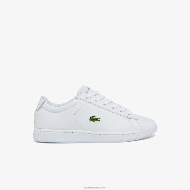 Lacoste carnaby evo bl synthetische sneakers 0828H3226 wit 21g kinderen