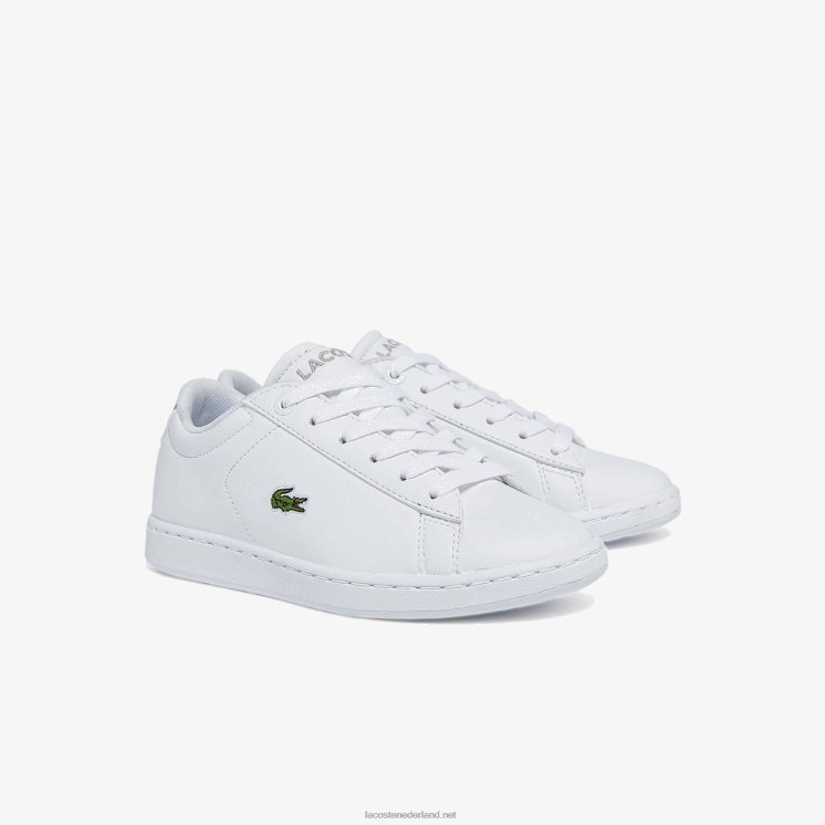Lacoste carnaby evo bl synthetische sneakers 0828H3226 wit 21g kinderen