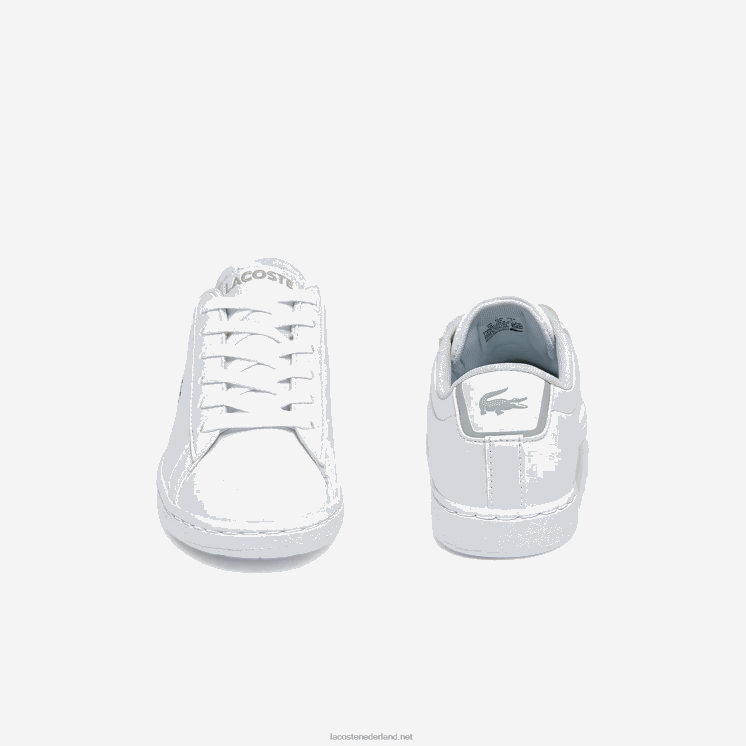 Lacoste carnaby evo bl synthetische sneakers 0828H3226 wit 21g kinderen