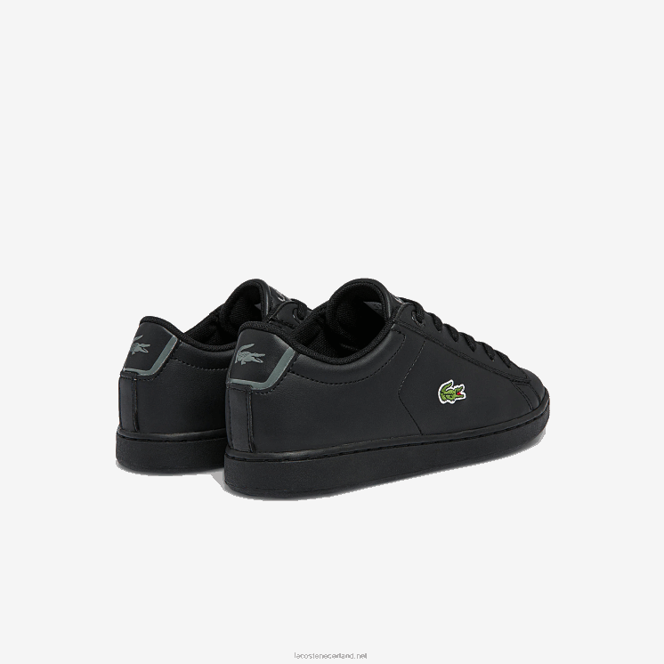 Lacoste carnaby evo bl synthetische sneakers 0828H3227 zwart 02u kinderen