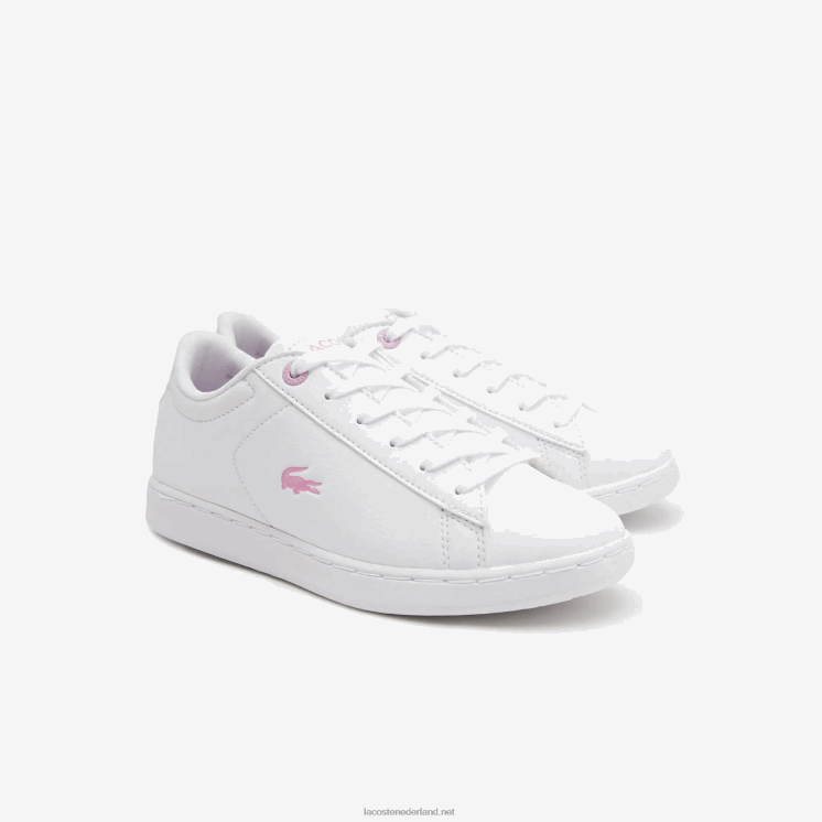 Lacoste carnaby synthetische sneakers 0828H3114 wit 21g kinderen