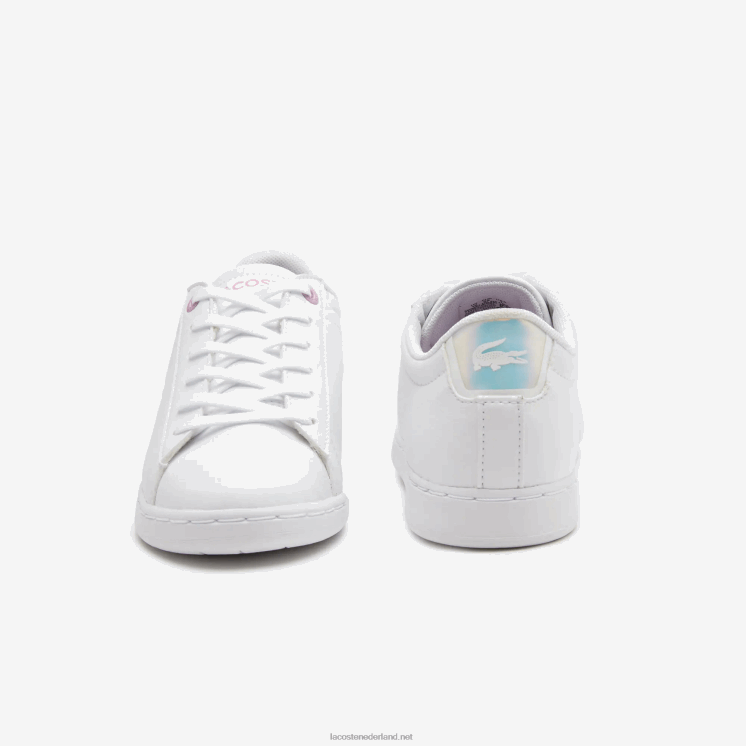 Lacoste carnaby synthetische sneakers 0828H3114 wit 21g kinderen