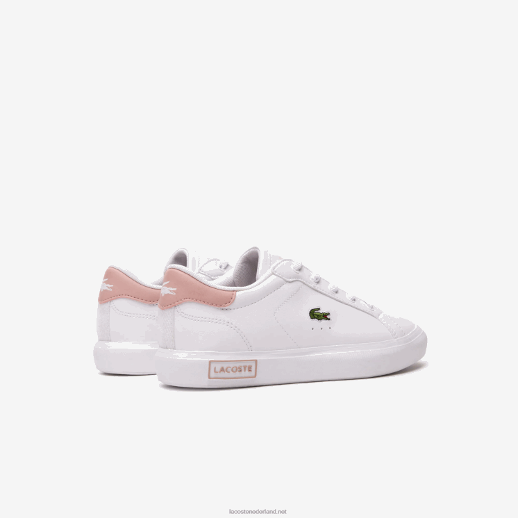 Lacoste powercour synthetische sneakers 0828H3066 wit & lichtroze 1y9 kinderen