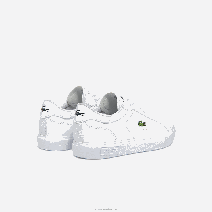 Lacoste powercour synthetische sneakers 0828H3067 wit 21g kinderen