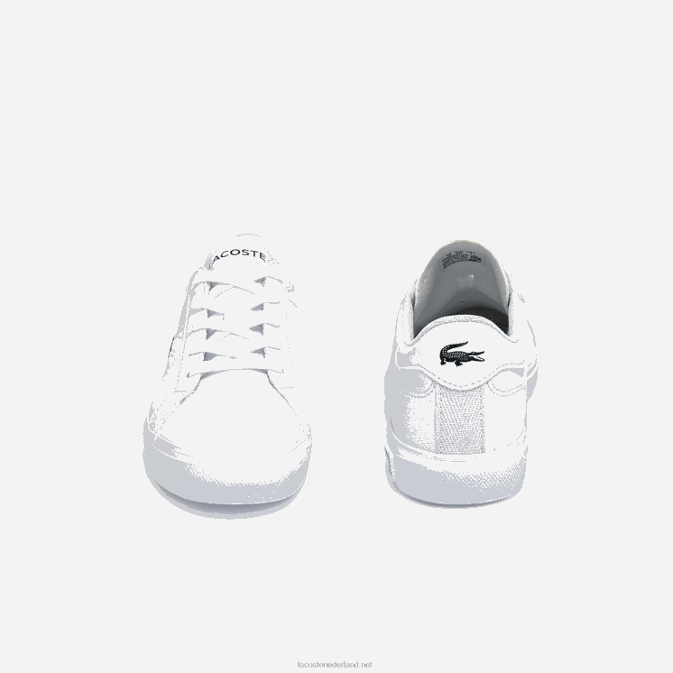 Lacoste powercour synthetische sneakers 0828H3067 wit 21g kinderen