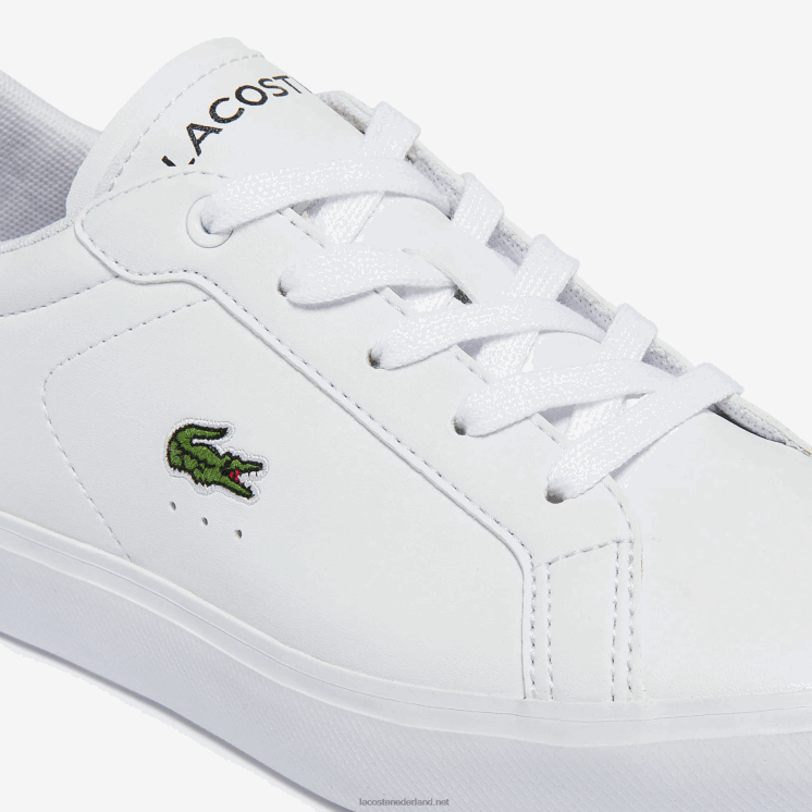 Lacoste powercour synthetische sneakers 0828H3067 wit 21g kinderen