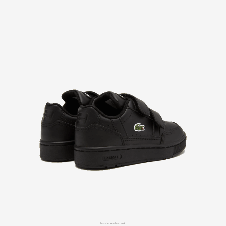 Lacoste t-clip synthetische kleur-pop sneakers 0828H2934 zwart 02u zuigelingen