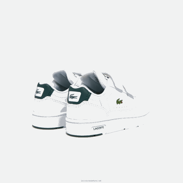 Lacoste T-clip synthetische sneakers 0828H2942 wit & donkergroen 1r5 zuigelingen