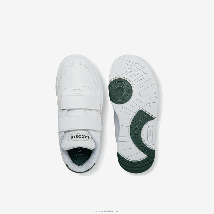 Lacoste T-clip synthetische sneakers 0828H2942 wit & donkergroen 1r5 zuigelingen