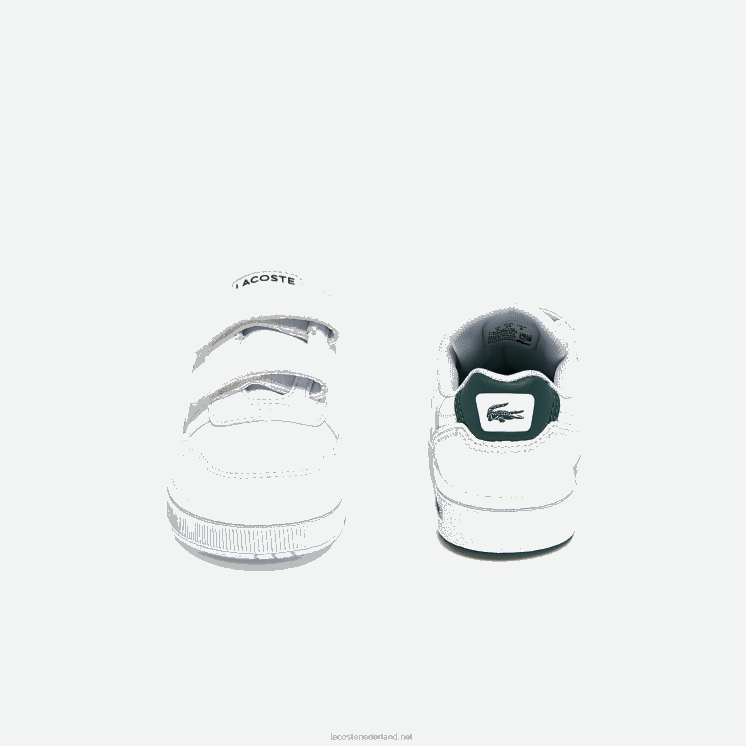 Lacoste T-clip synthetische sneakers 0828H2942 wit & donkergroen 1r5 zuigelingen