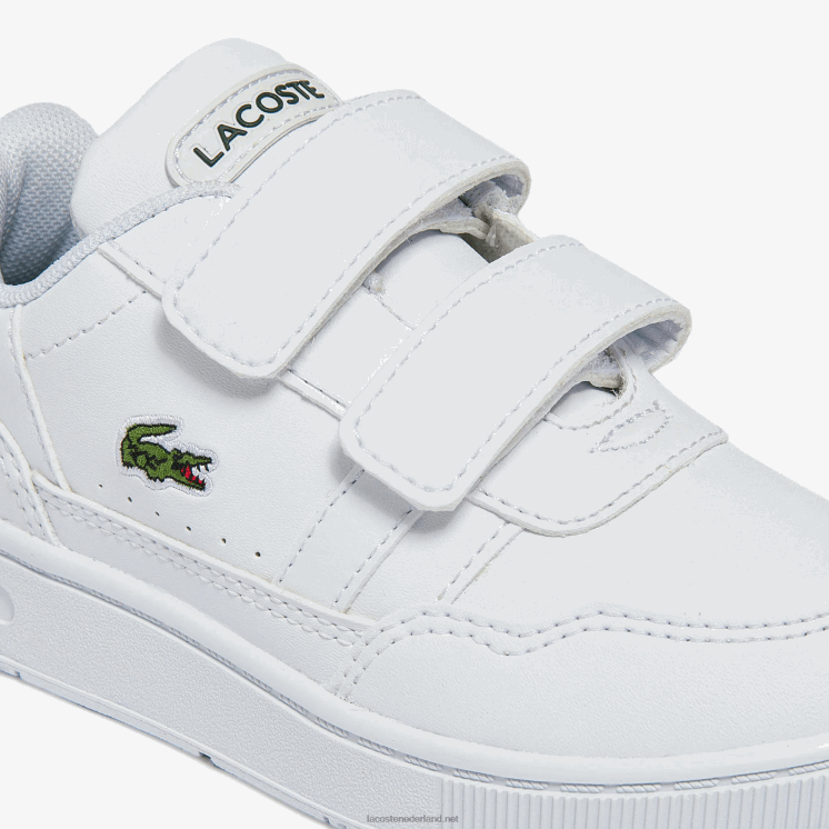 Lacoste T-clip synthetische sneakers 0828H2942 wit & donkergroen 1r5 zuigelingen