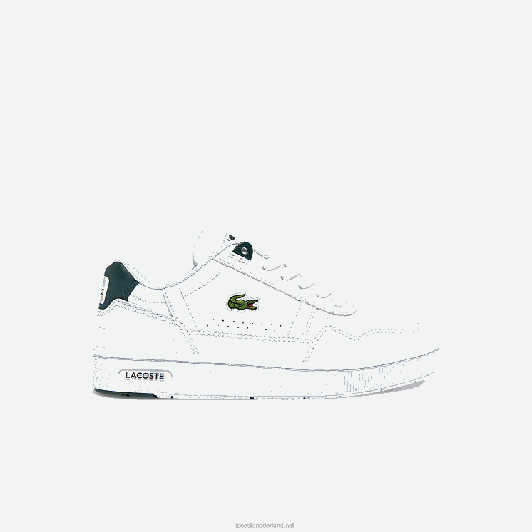 Lacoste T-clip synthetische sneakers 0828H3115 wit & donkergroen 1r5 kinderen