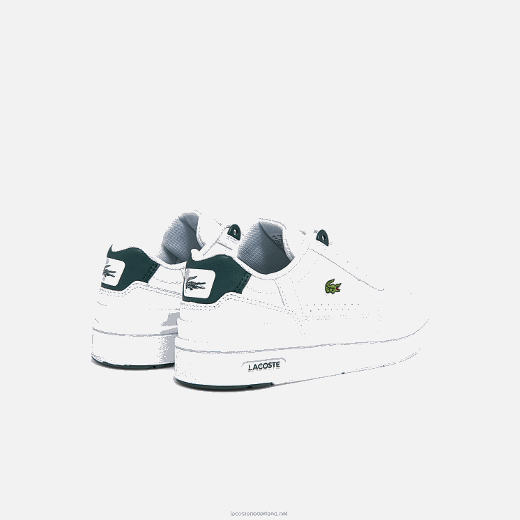 Lacoste T-clip synthetische sneakers 0828H3115 wit & donkergroen 1r5 kinderen