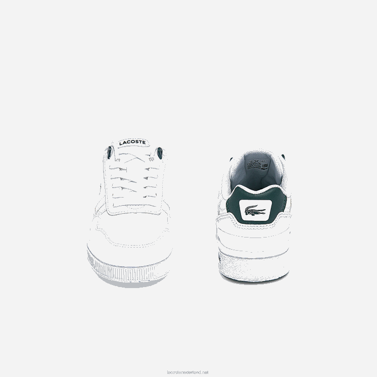 Lacoste T-clip synthetische sneakers 0828H3115 wit & donkergroen 1r5 kinderen