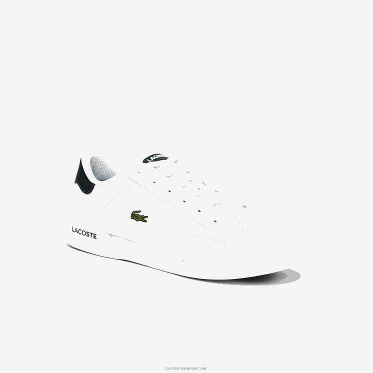 Lacoste twin serve synthetische sneakers 0828H3320 wit & donkergroen 1r5 junioren
