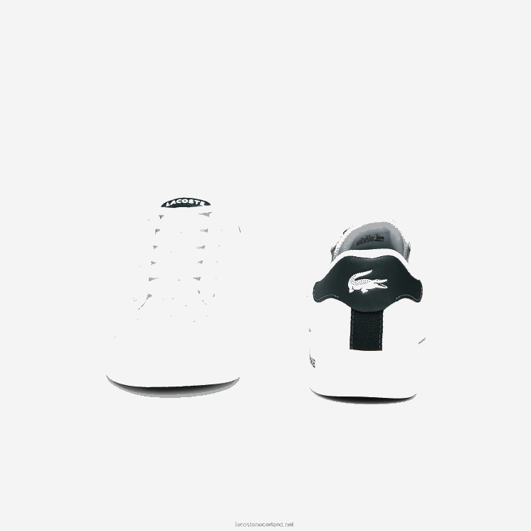 Lacoste twin serve synthetische sneakers 0828H3320 wit & donkergroen 1r5 junioren