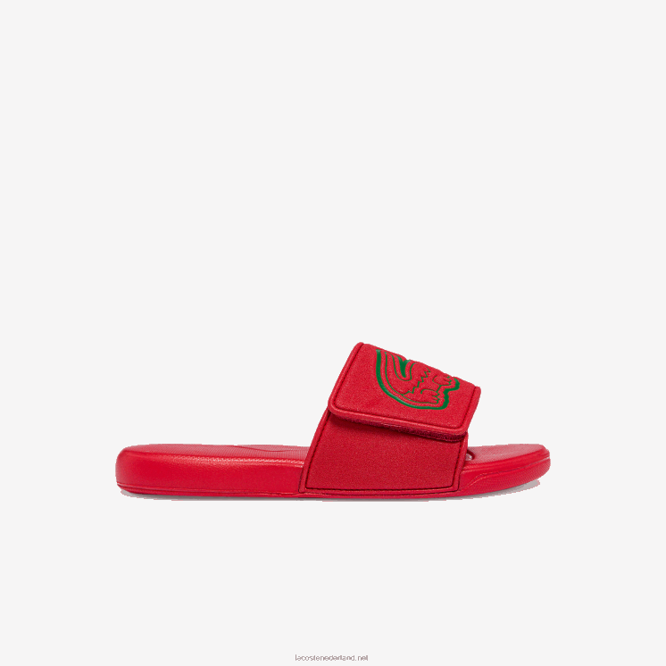 Lacoste L.30 riem synthetische dia's 0828H3327 rood groen t2q junioren